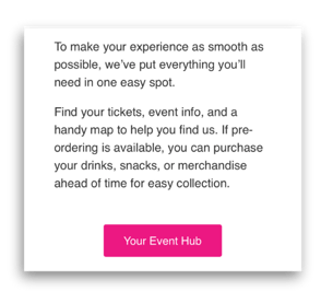 Event Hub email link