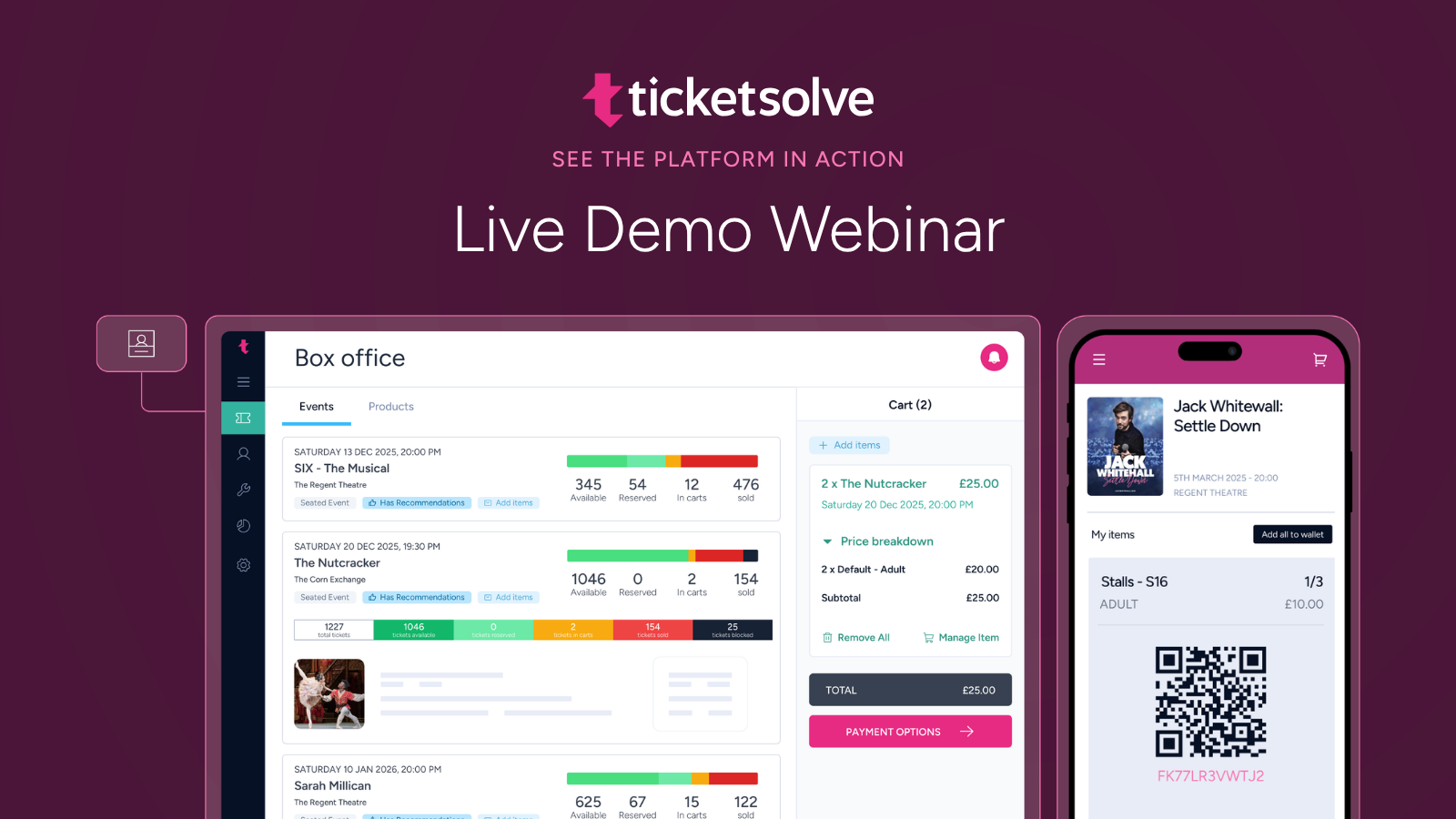 An invitation to see Ticketsolve in action - what to expect from our demo webinar