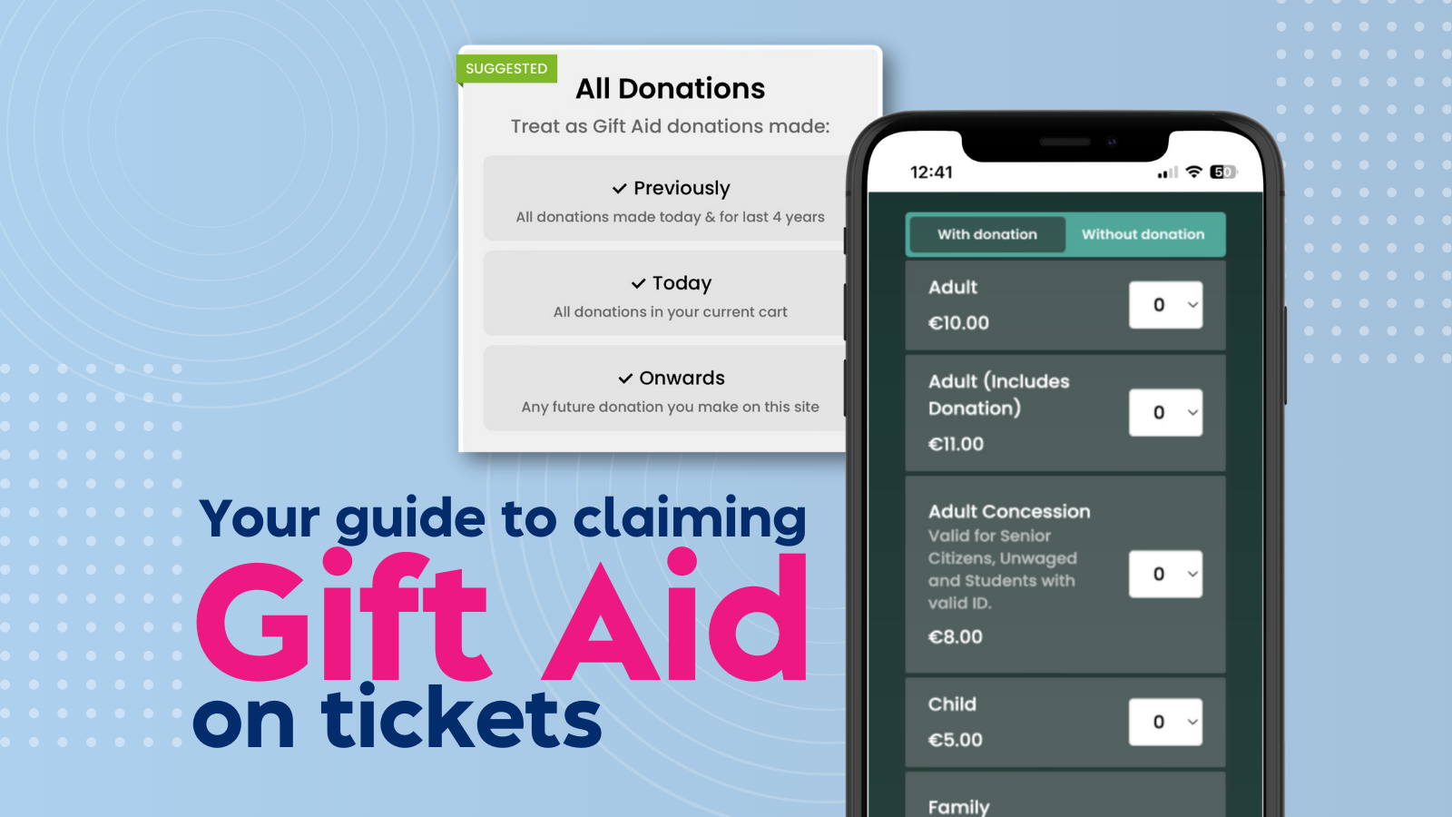 Gift Aid on Tickets? How it works!