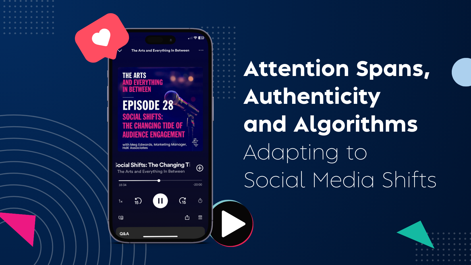 Attention Spans, Authenticity and Algorithms: Adapting to Social Media Shifts