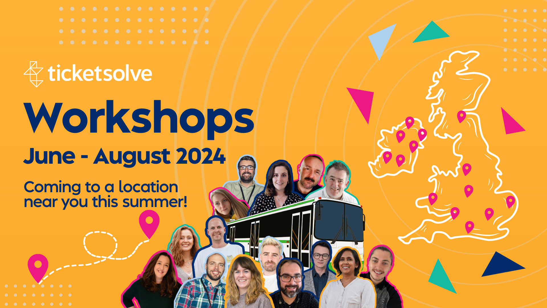 Ticketsolve Workshops 2024: We're back on the road!