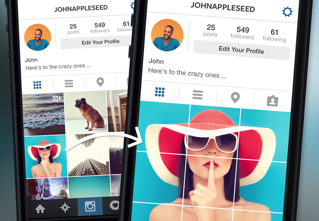 editorial grid instagram