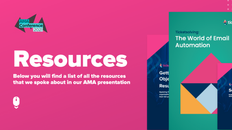 New Ticketsolve Resources: AMA Change for Good