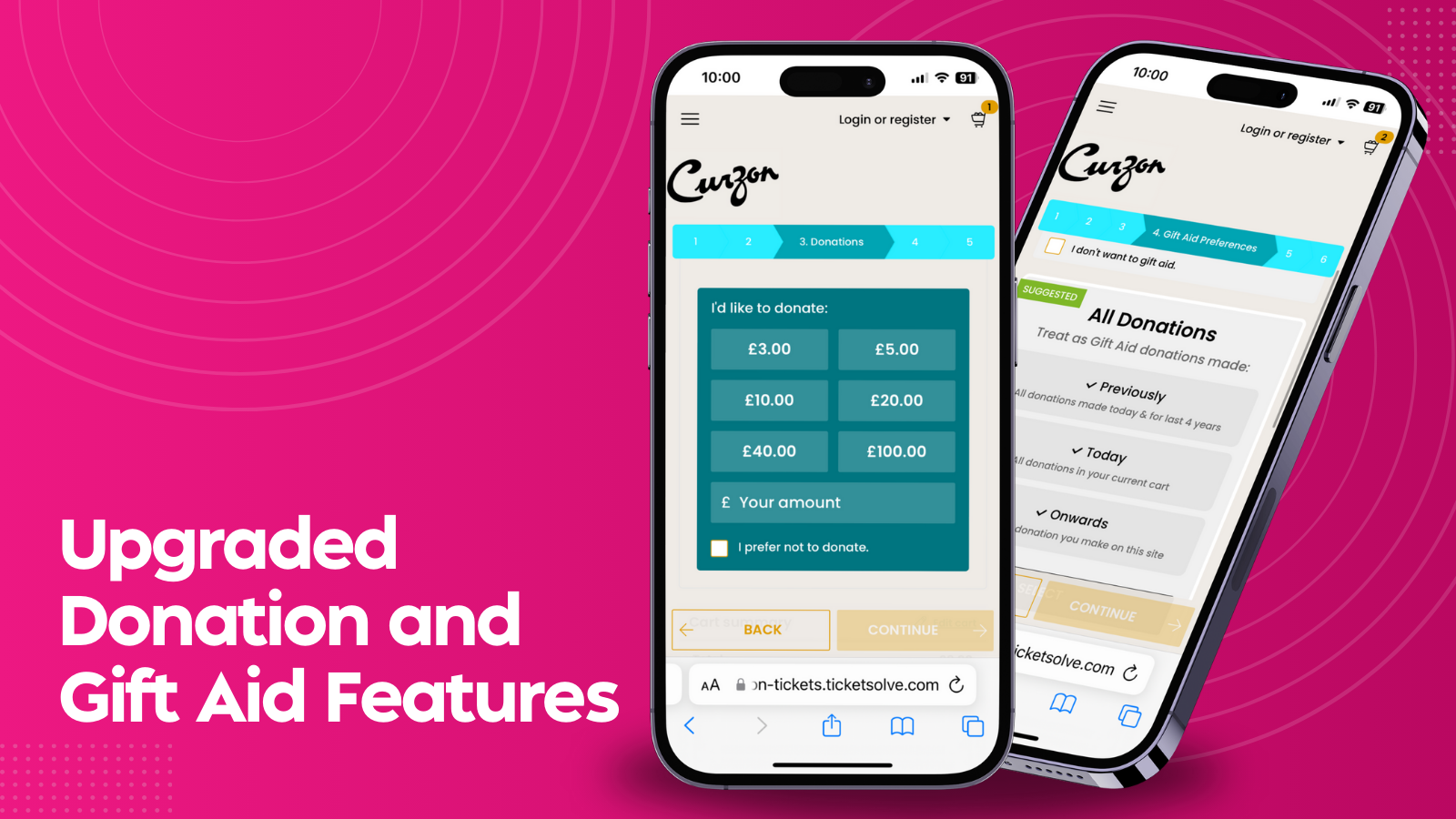 Boost Your Fundraising with Ticketsolve’s Upgraded Donation and Gift Aid Features