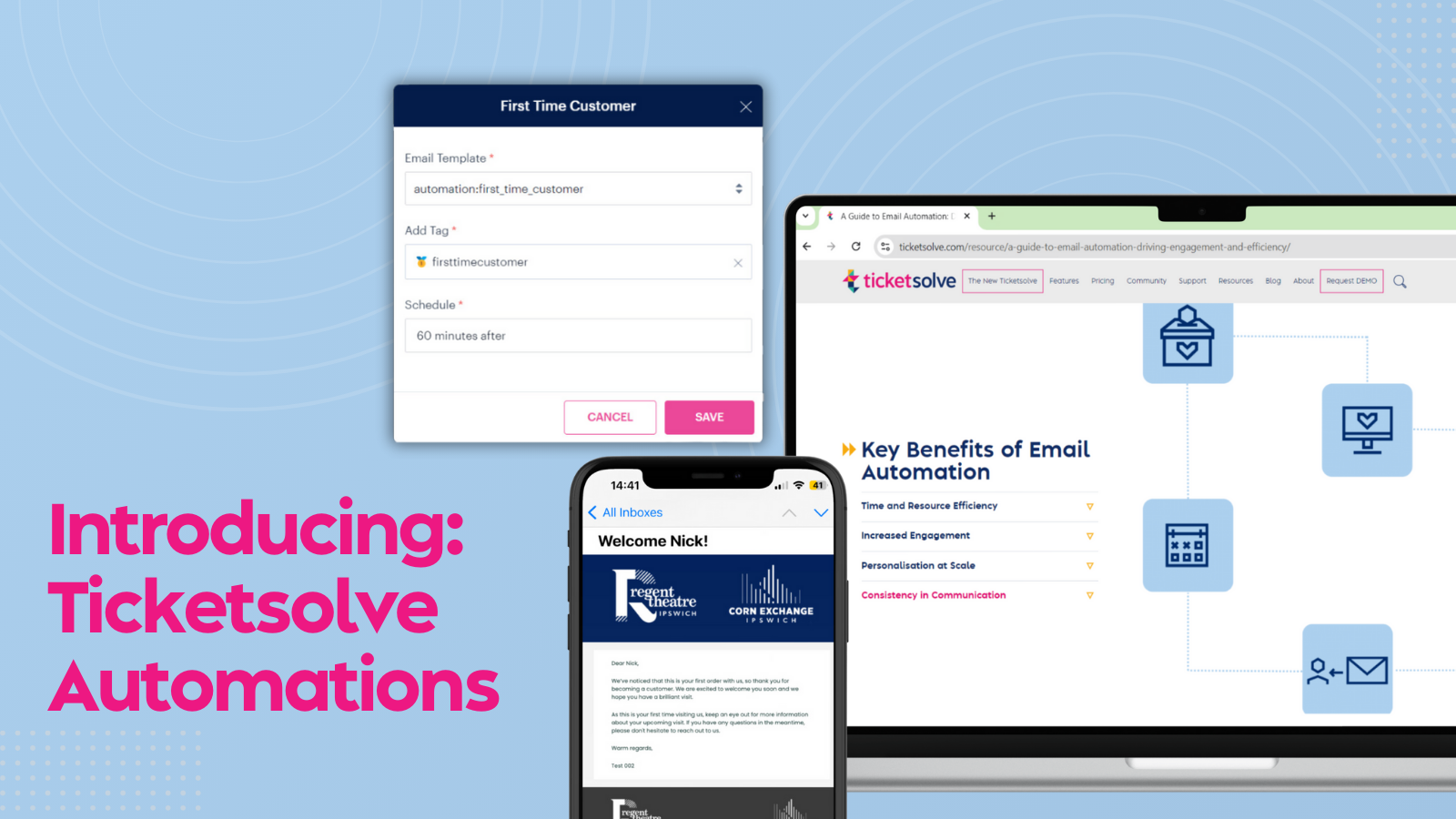 Unlock Efficiency and Engagement with Ticketsolve’s Email Automation Features
